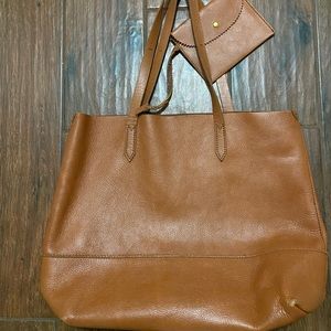 J. Crew leather tote